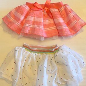 Two baby tutu's size 3-6 months.
